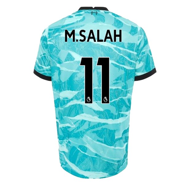 Camiseta Liverpool NO.11 M.Salah 2ª Kit 2020 2021 Azul